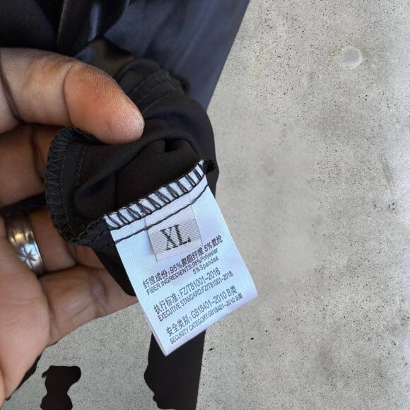 Black satin maxi dress adjustable straps - Picture 7 of 8